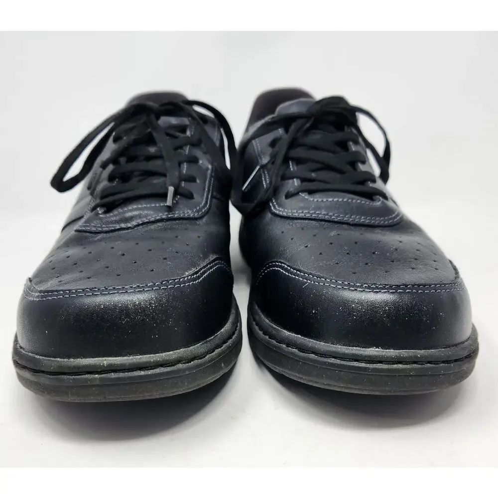 Orthofeet Pierre Walking Shoes Sz 12 Medium Black 20218 Hands Free Slip Comfort
